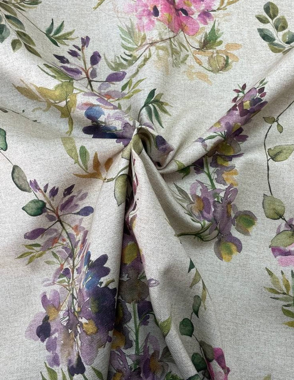 Scampolo Panama Digitale Floreale Fantasia Vienna - WorldTessuti