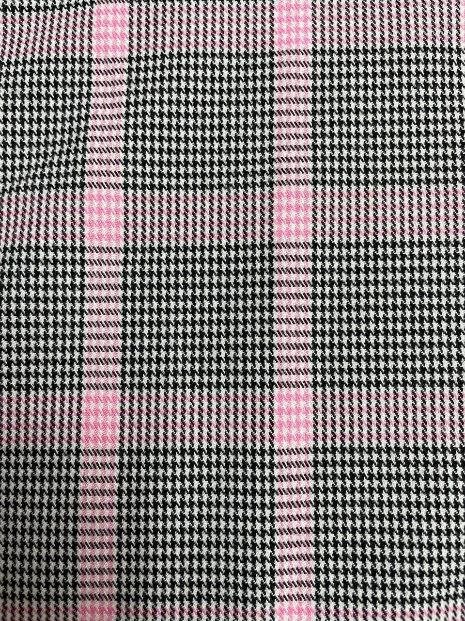 Tartan Scozzese Quadro Rosa Piedipull - WorldTessuti