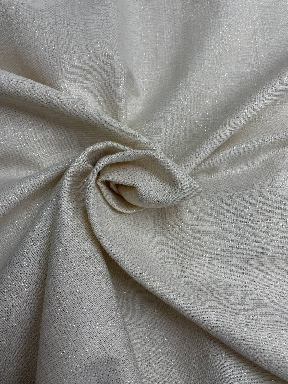 Gobelin Lurex Tinta unita Rosso Panna - WorldTessuti