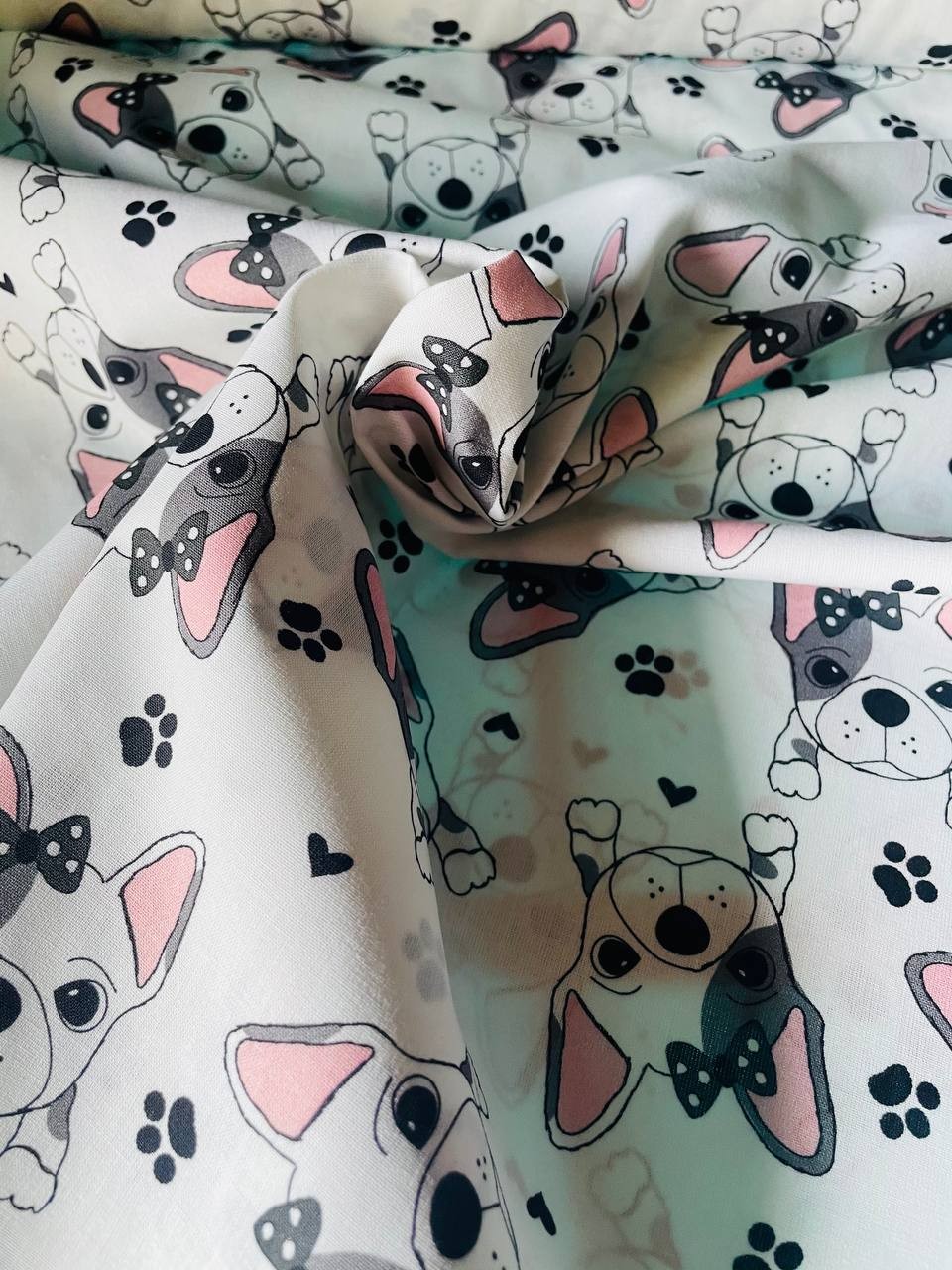 Cotone Cagnolino Buldogg - WorldTessuti