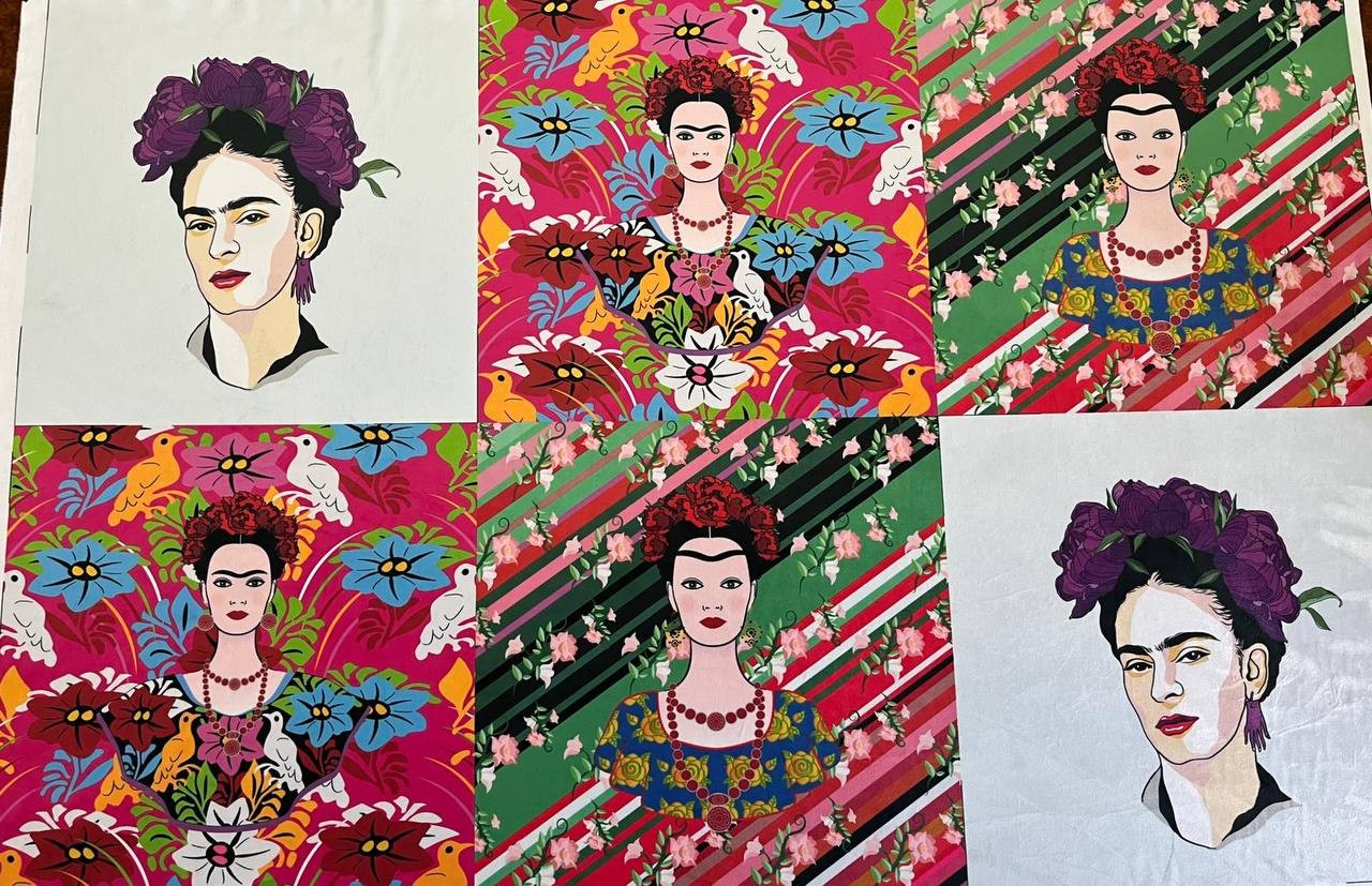 PANNELLI FRIDA VELLUTO CARTOON 95X140 RIQUADRI 45X45