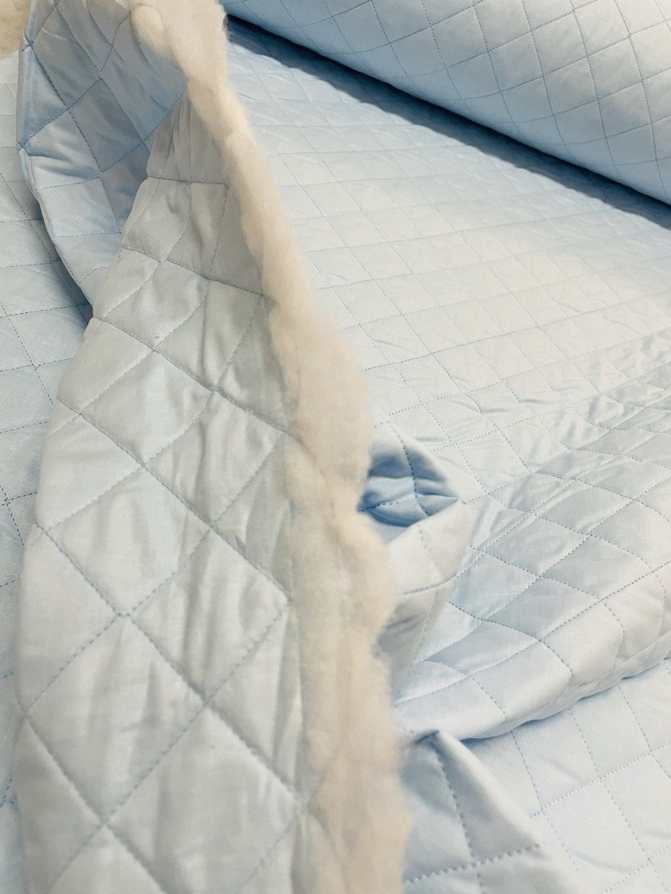 Tessuto Cotone Trapuntato Doubleface Rombi - WorldTessuti