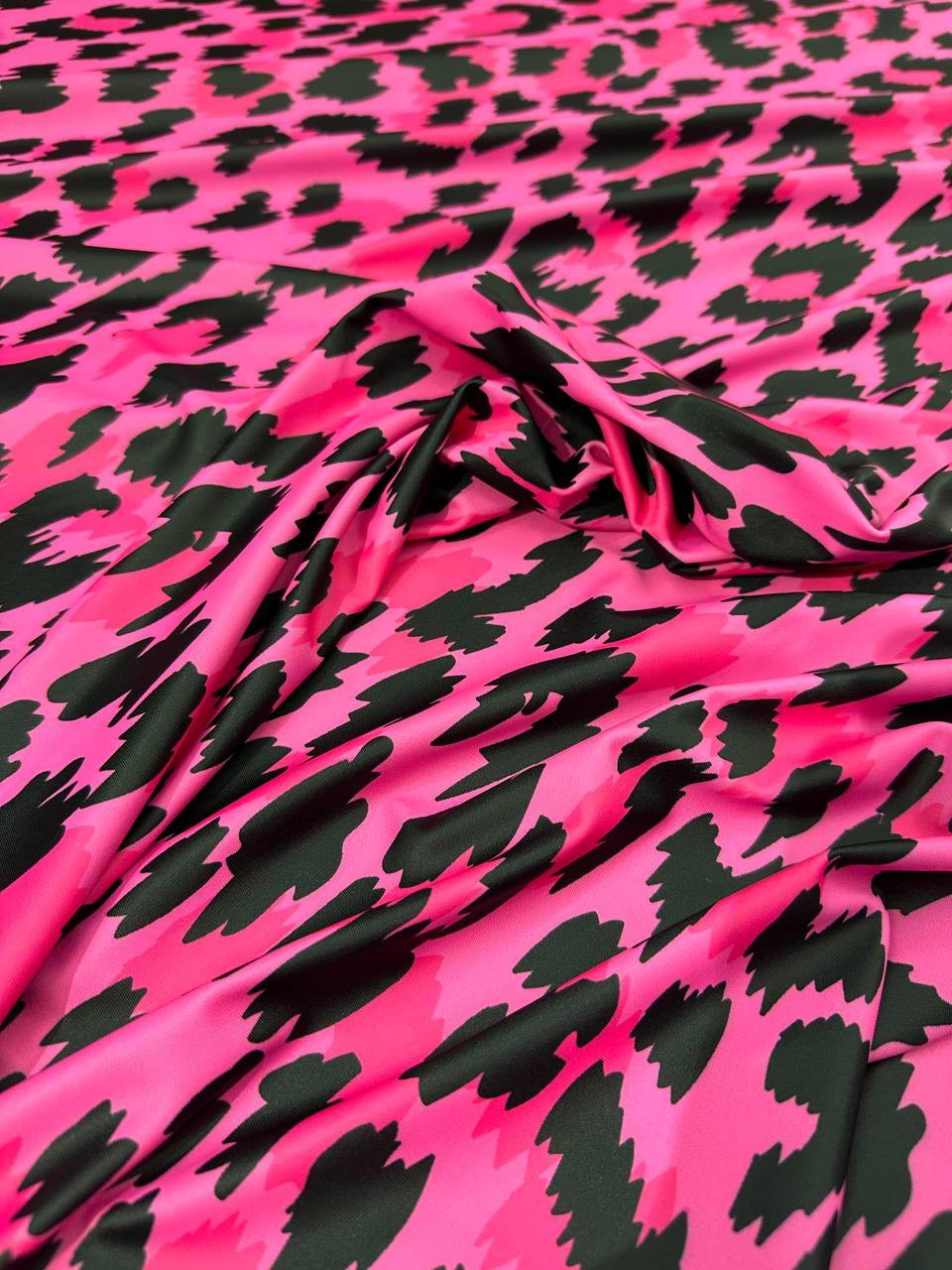 Lycra Maculato Fucsia - WorldTessuti