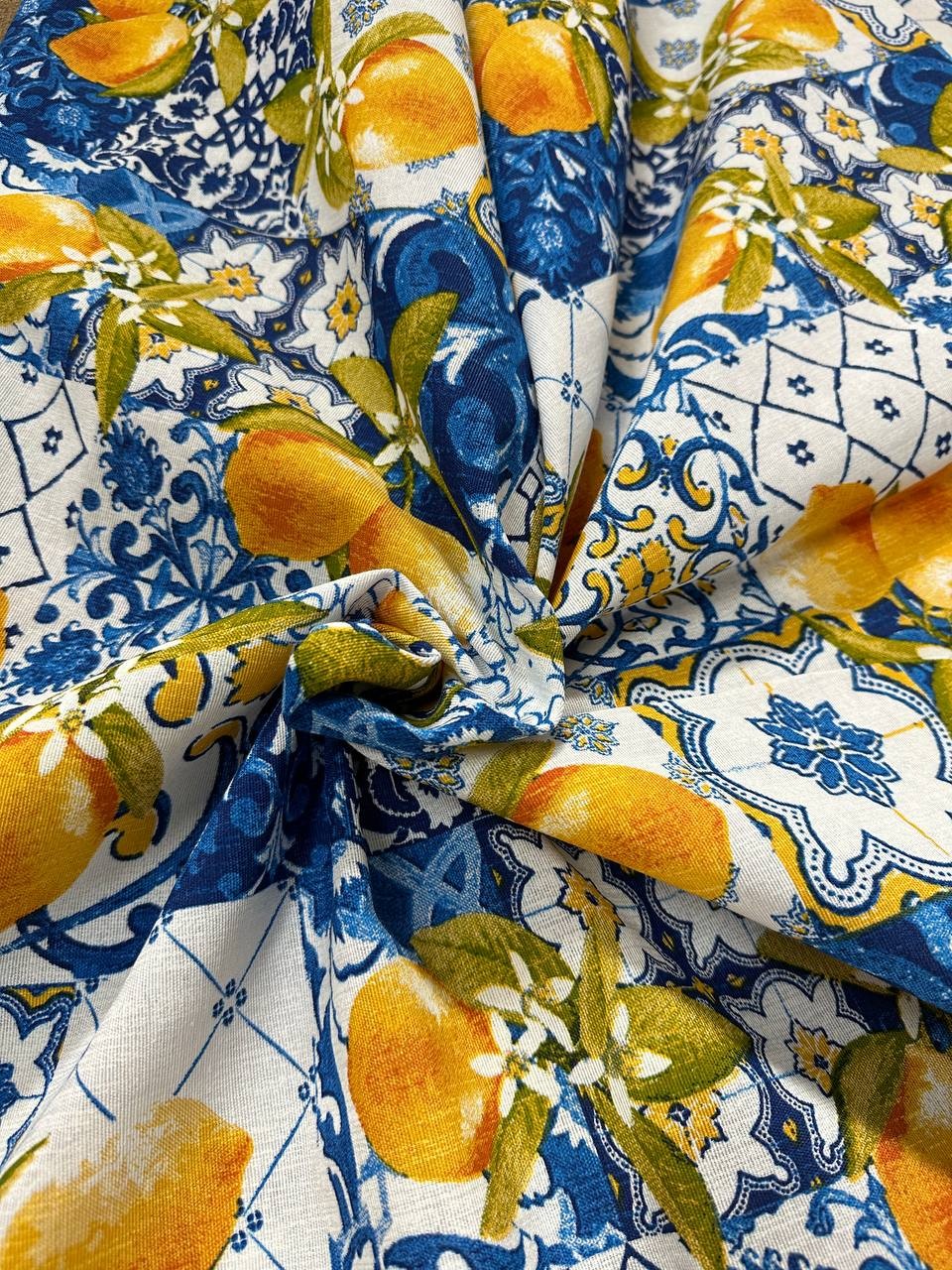 Scampolo Limoni Sorrento - WorldTessuti