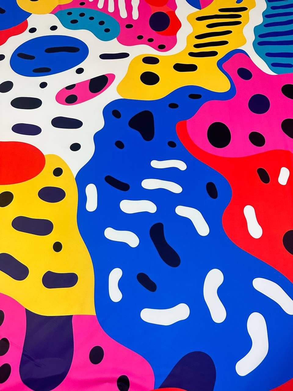 Lycra Pop Art Abstract - WorldTessuti