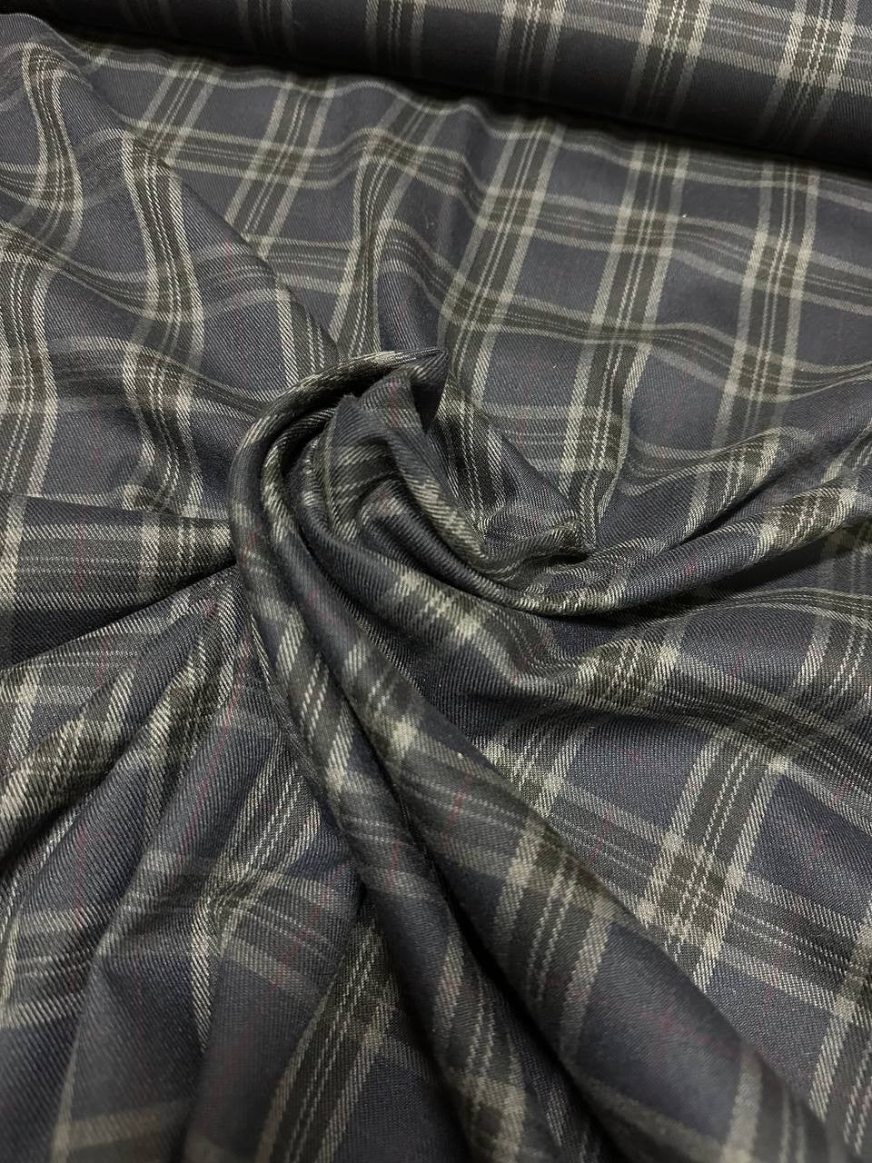 Tartan Scozzese Quadrone Blu