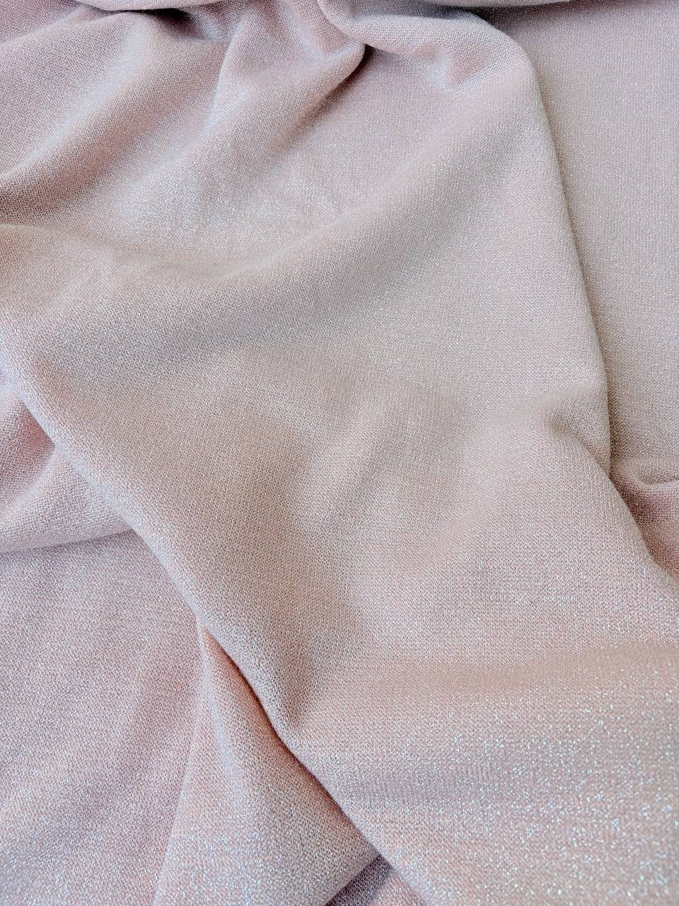 Maglia Cashmere Rosa Glitter - WorldTessuti