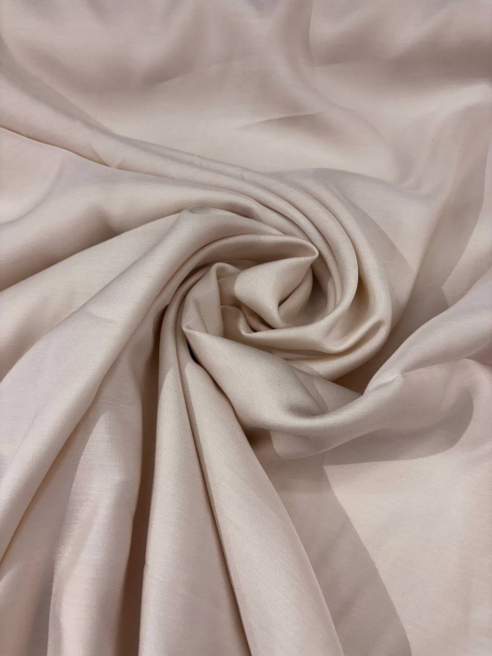 Satin Di Viscosa CHAMPAGNE SOTTOPREZZO