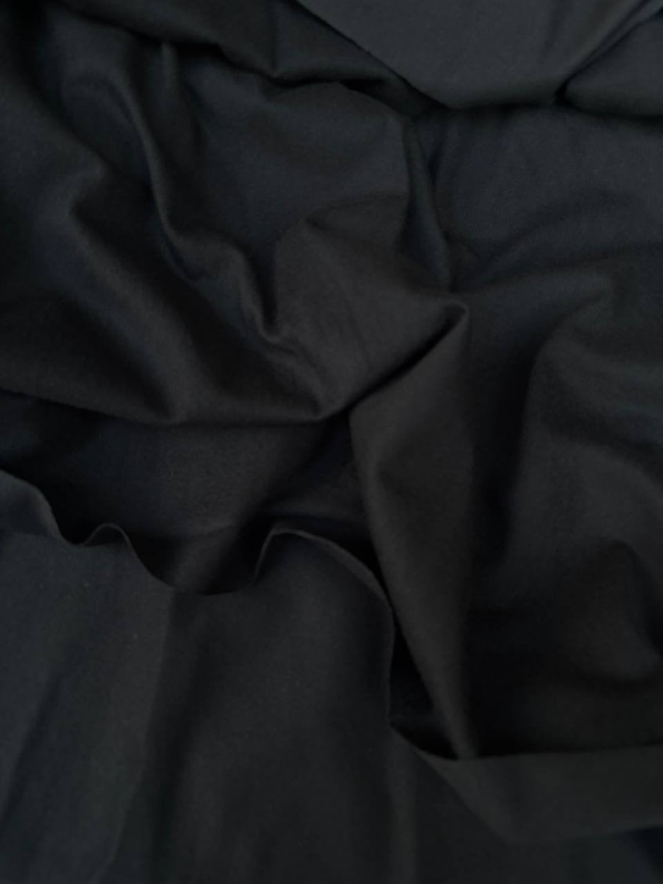Tessuto Felpa PANTAREI Cotone Garzata Nero Primaverile - WorldTessuti