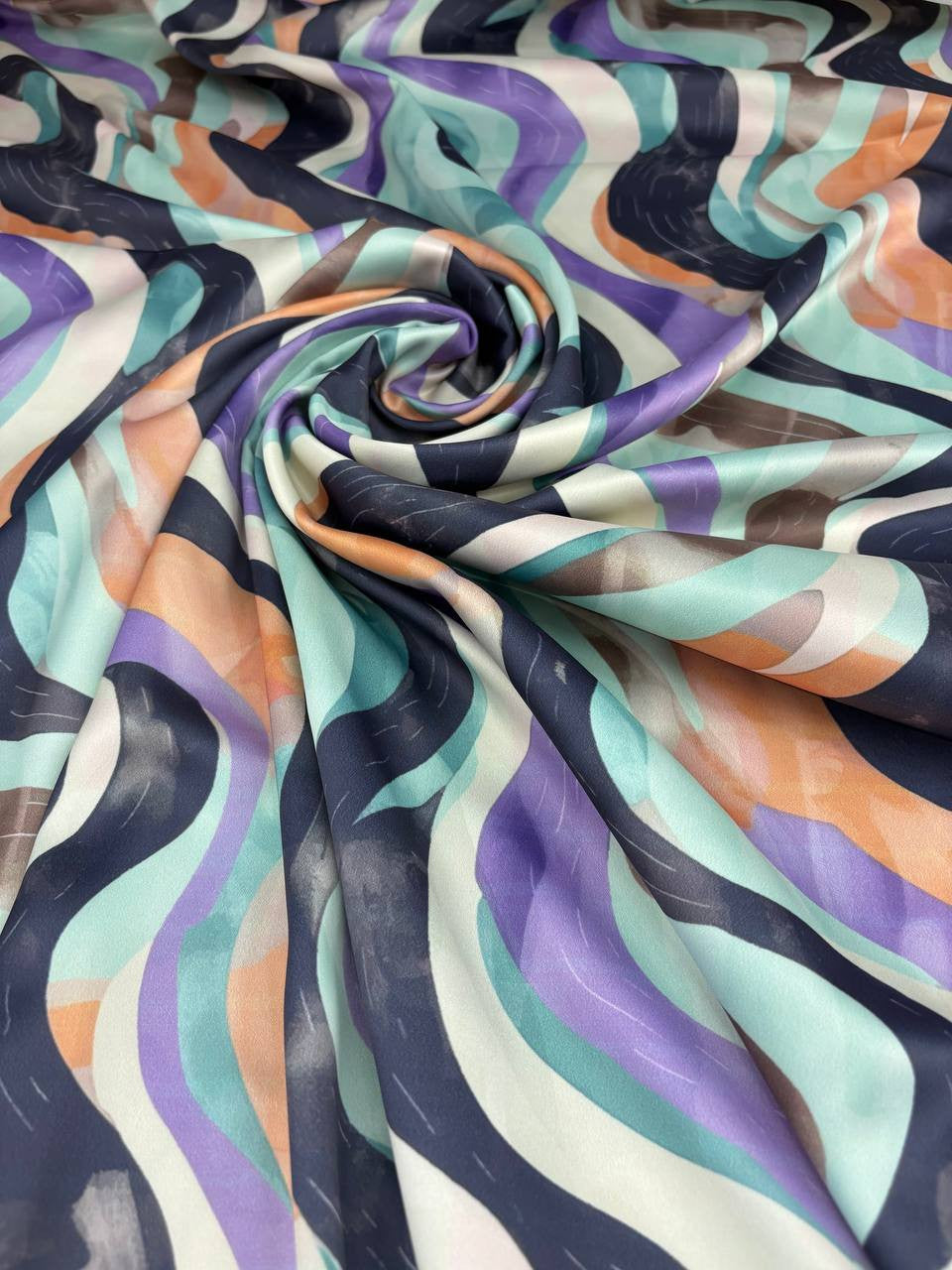 Tessuto Rasone Elastico Geometrico Stile MISSONI