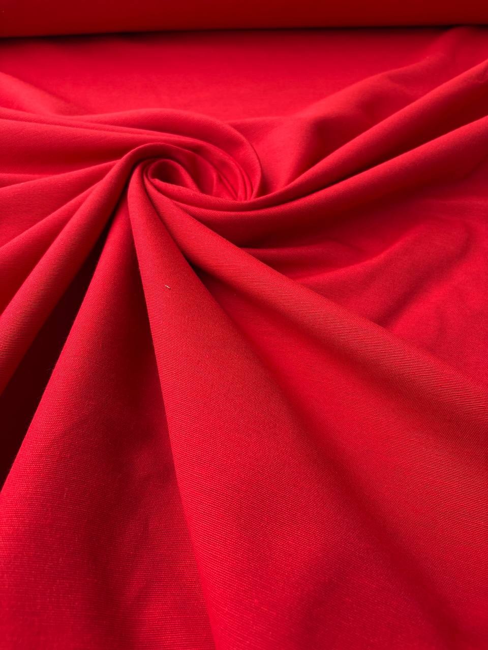 Tessuto Tappezzeria Mezzo Panama Tinto in filo 280 Rosso