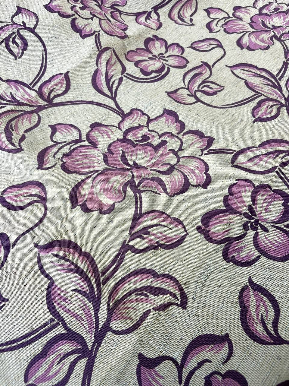 Scampolo Gobelin Floreale Viola 2,60x2,80 - WorldTessuti