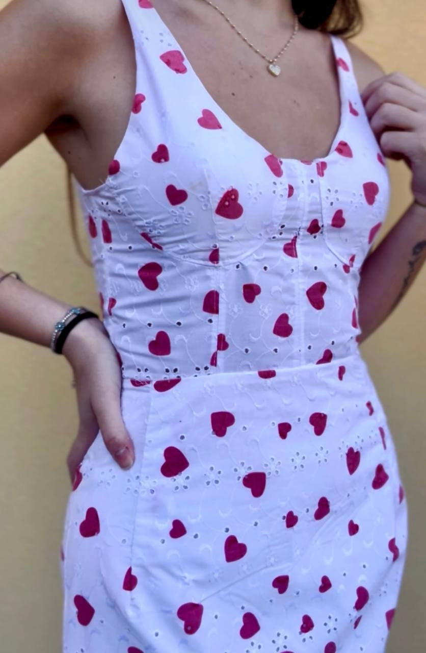 Pizzo Sangallo Cuoricini Cuori - WorldTessuti