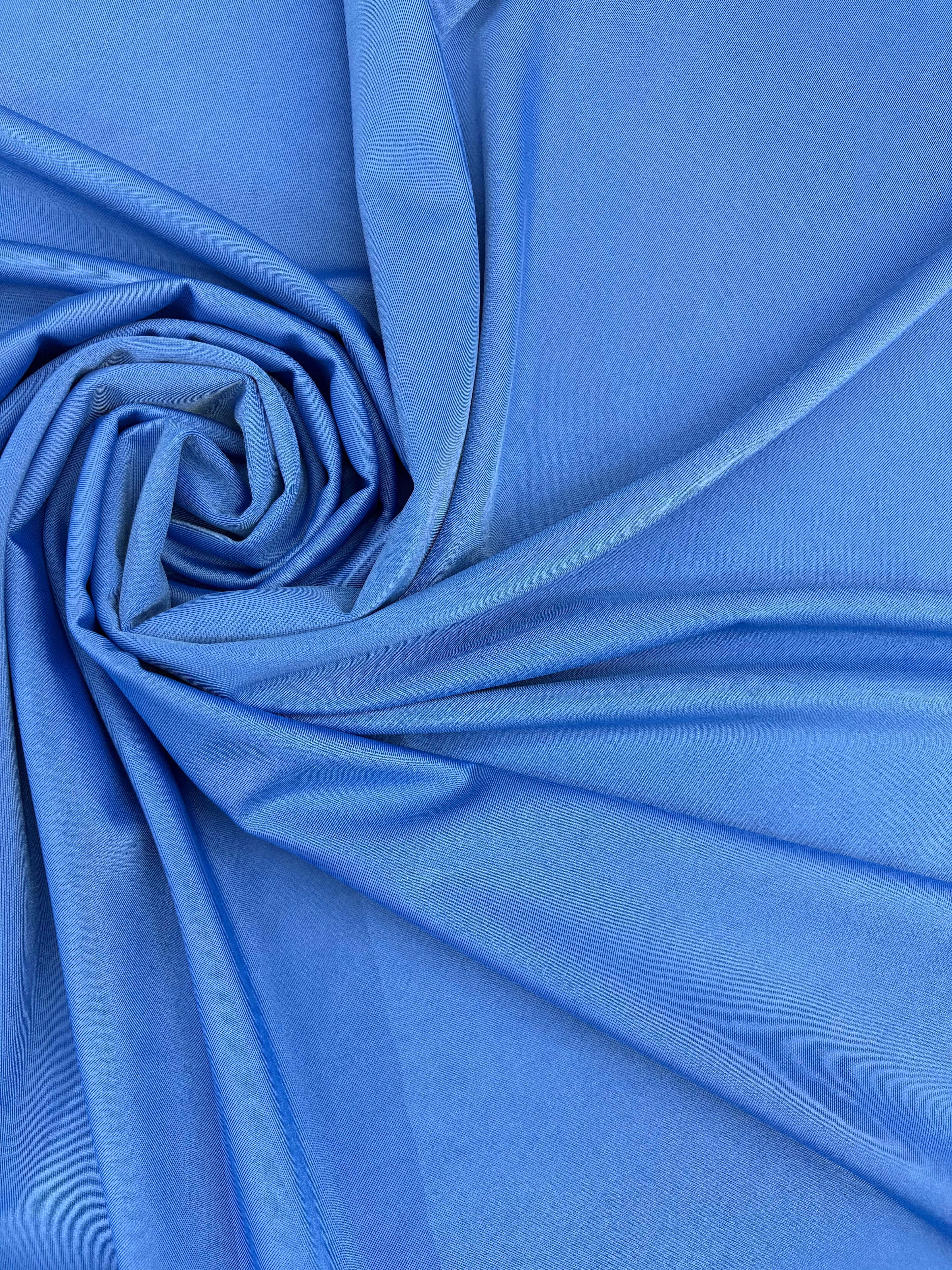 Lycra Tinta unita BLU CINA SemiLucida