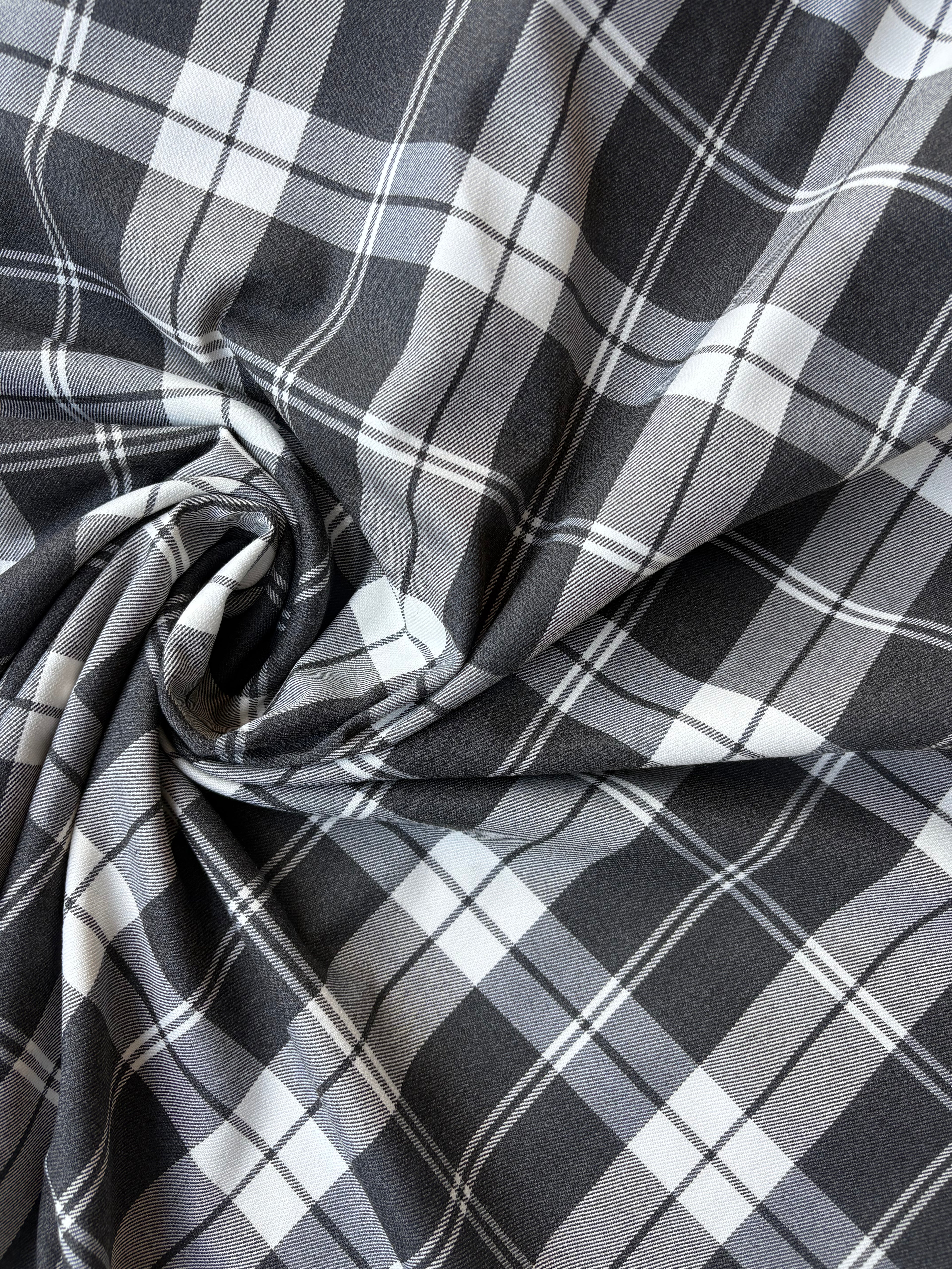 Tartan Scozzese Quadro Watch Grigio