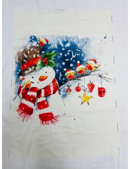 Pannello Pupazzo neve 100x75