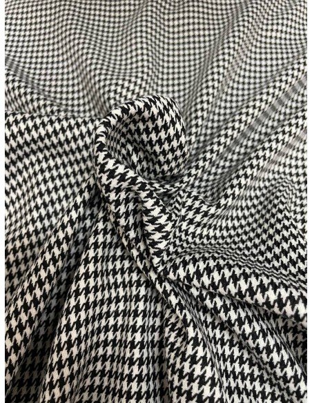 Tartan Pied de poul Bianco Nero