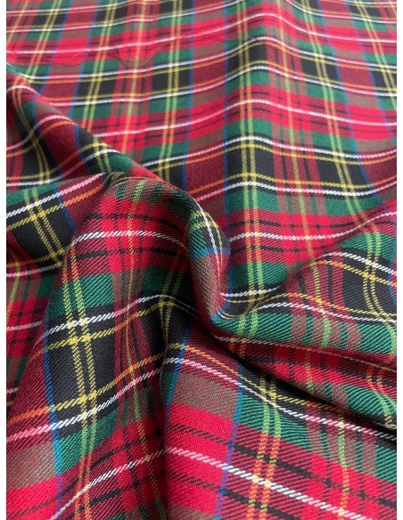 Tartan Scozzese Classic Rosso Verde Nero