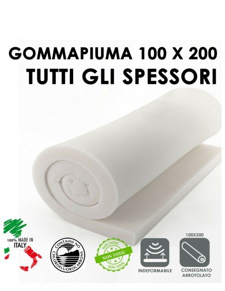 Gommapiuma Lastra Foglio 100x200