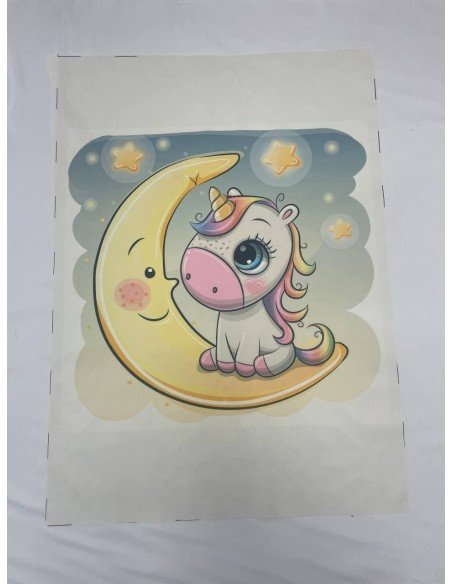 Pannello Unicorno Luna 100x140