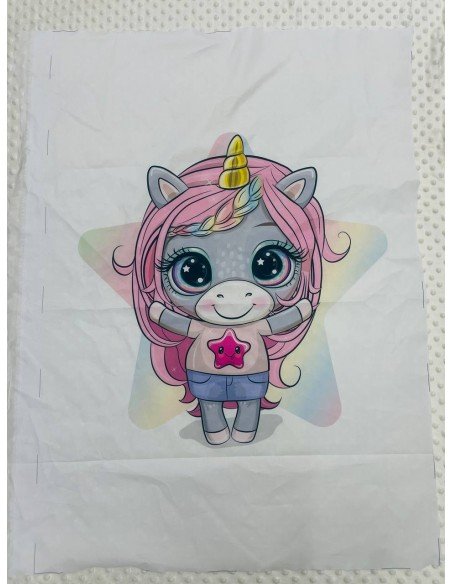 Pannello Cotone unicorna 100X70