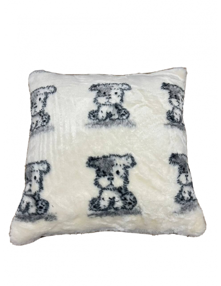 Cuscino Pelliccioso Cagnolino 50x50
