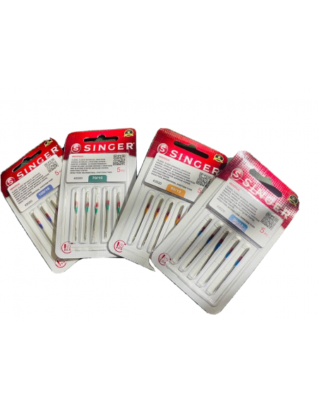 Kit 4 Pacchetti Aghi Singer Universali Tutte le misure