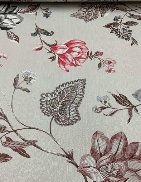 Tappezzeria Damascata Jacquard Poesia Floreale 280H
