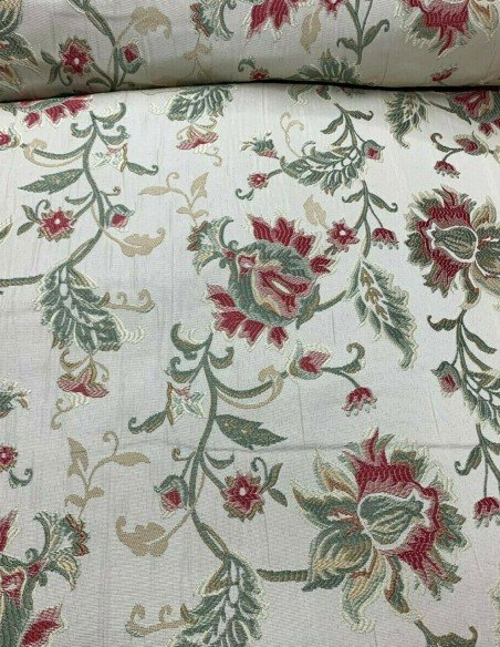 Scampolo Stile San Leucio Floreale 0,70x2,80