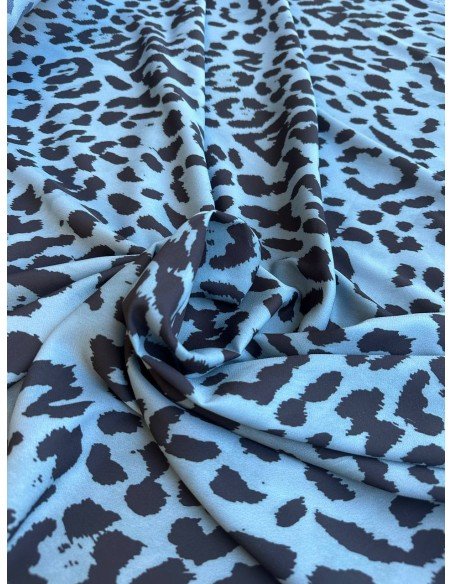 Georgette Maculato Blu Avion