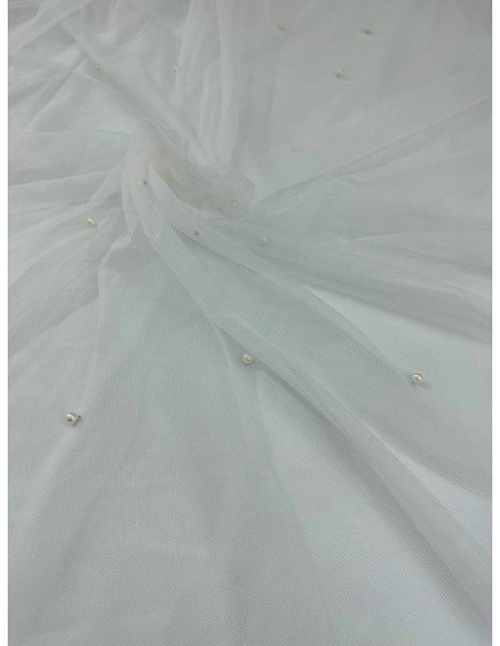 Tullè Bianco Perline