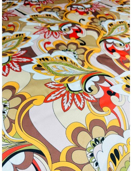 Satin Persian Abstract  3,00x1,50 Arancione