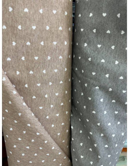 Cuoricini Loneta Cotone arredo OFFERTA
