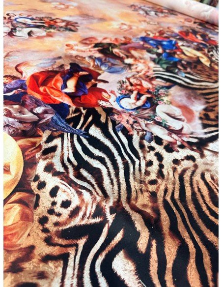 Satin Rinascimentale Balza Animalier 3,00x1,50