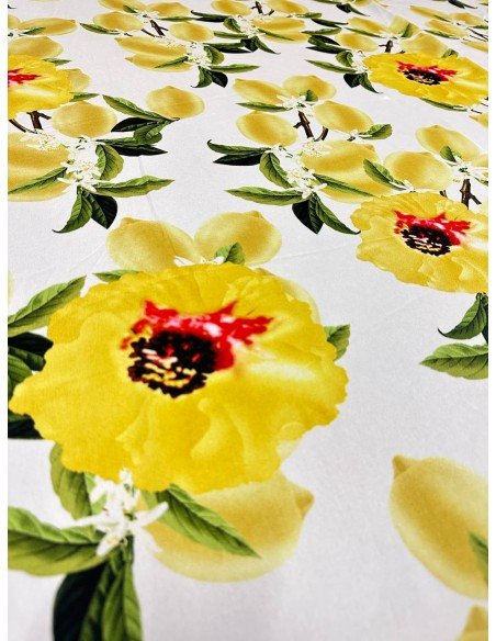 Satin Limoni Fiori 2,50x1,50