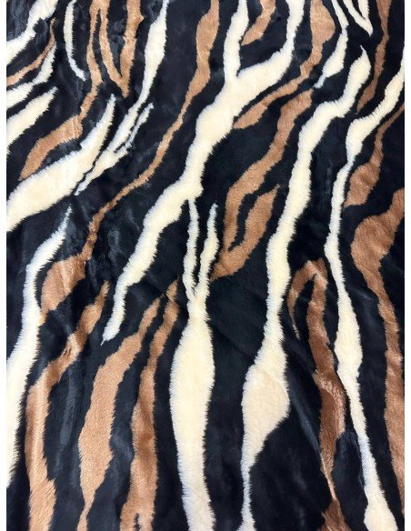 Scampolo ecopelliccia zebrona 1,00x1,40