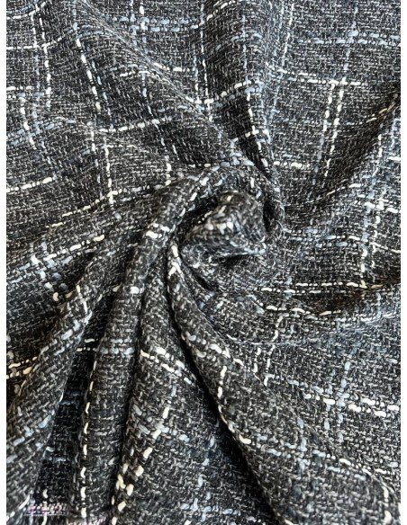 Scampolo Tweed Bouclè Tipologia Chanel laurent Grigio