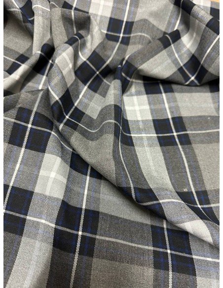 Tartan Scozzese Quadroni Grigio Londra