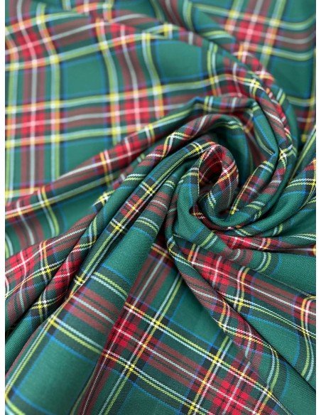 Tartan Scozzese Lanetta Verde Christmas