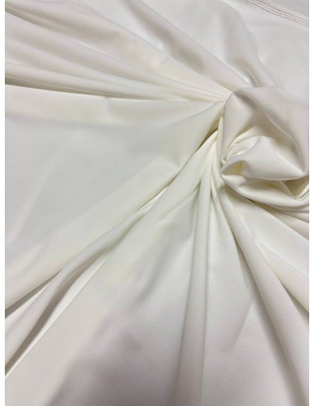 Lycra Tinta unita BIANCO SETA opaca