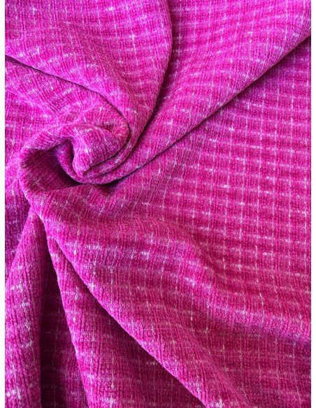 Tessuto Tweed Tipologia Chanel Fucsia