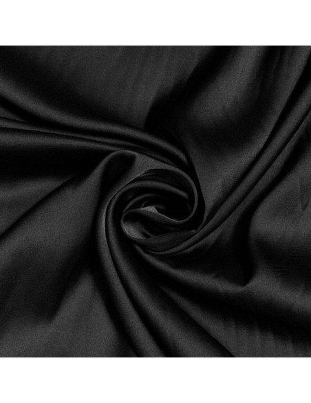 Satin Raso Manoseta Nero SOTTOPREZZO