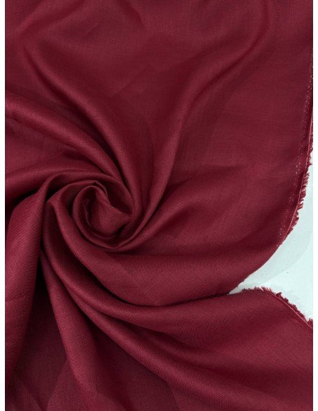 Tessuto Lino DANTE Bordeaux (sottoprezzo)