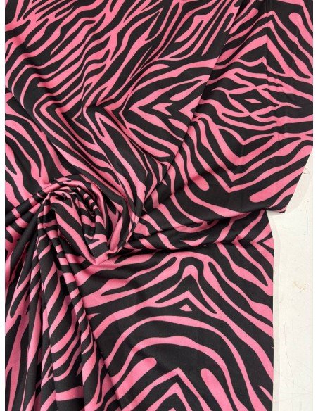 Lycra Zebrato Rosa