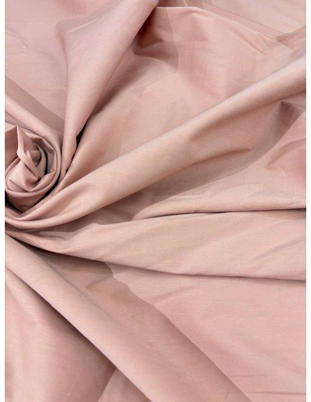 Cotone ALBA Popeline Rosa Cipria Elastico