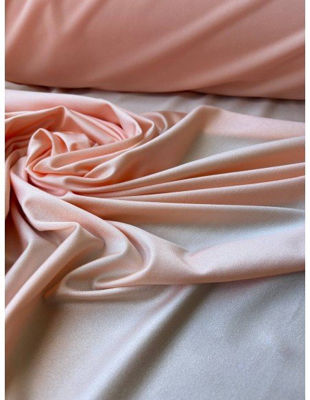 Lycra Tinta unita Rosa Carne Chiara Lucida