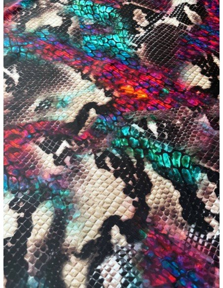Lycra Animalier Squamata Fantasy Multicolor