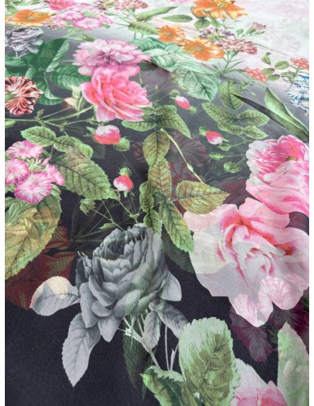 Scampolo Chiffon Floreale Balza Florenzia 3,00x1,50