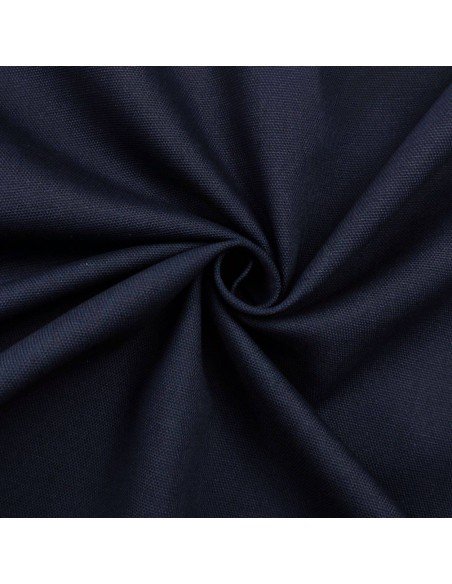 Tessuto Tappezzeria Mezzo Panama Tinto in filo 280 Blu Scuro