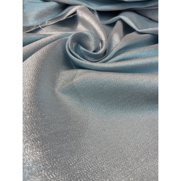 Broccato Glitter Boreale SFUMATO AZZURRO / ARGENTO